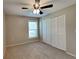 Bright bedroom with neutral decor and built-in closet at 1154 Barbour Ave, Port Charlotte, FL 33948