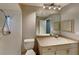 Clean bathroom with updated vanity and a shower/tub combination at 1154 Barbour Ave, Port Charlotte, FL 33948