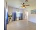 Living area with hardwood floors and a view of the kitchen at 2502 53Rd S St, Gulfport, FL 33707