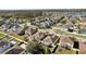 Aerial view of a residential neighborhood highlighting property location at 7720 Rathdown Ln, Wesley Chapel, FL 33545
