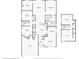 Two-story home floor plan; 5 bedrooms, 3 baths at 7720 Rathdown Ln, Wesley Chapel, FL 33545