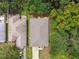 Top-down view of a house and yard, showing its location and surroundings at 6439 Taylor Ct, New Port Richey, FL 34653