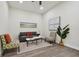 Relaxing living room with comfy seating at 6439 Taylor Ct, New Port Richey, FL 34653