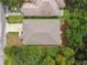 Top-down view showcasing the house's footprint and lot size at 6439 Taylor Ct, New Port Richey, FL 34653