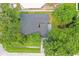 Bird's eye view of the property showing house and yard at 301 N Glen Ave, Tampa, FL 33609