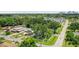 An aerial shot of a house, highlighting its street location and the neighborhood's tree-lined streets at 301 N Glen Ave, Tampa, FL 33609