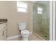 Bathroom features a large walk-in shower and updated fixtures at 609 N Osceola Ave, Clearwater, FL 33755