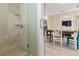 Modern bathroom with a large walk-in shower at 609 N Osceola Ave, Clearwater, FL 33755