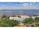 Expansive aerial view of the coastal community, highlighting waterfront access and lush greenery at 4950 Bayshore Blvd # 23, Tampa, FL 33611