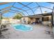 Enjoy this screened-in pool and patio area at 7022 Arbor View Ln, New Port Richey, FL 34653