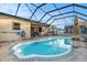 Refreshing screened pool perfect for relaxation at 7022 Arbor View Ln, New Port Richey, FL 34653