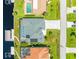 Top-down view of home, pool, and landscaping at 5217 Forbes Ter, Port Charlotte, FL 33981