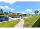 Private dock with covered seating area overlooking the canal at 5217 Forbes Ter, Port Charlotte, FL 33981