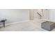 Spacious basement with neutral carpeting and stairs leading to the upper level at 12818 Boggy Creek Dr, Riverview, FL 33579