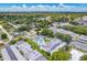 Wide aerial view of community and surrounding area, highlighting location and amenities at 1655 S Highland Ave # E223, Clearwater, FL 33756