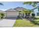 House exterior with palm trees and landscaping at 11314 Misty Isle Ln, Riverview, FL 33579