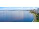 Aerial view of waterfront property with city skyline at 2912 W Santiago St # 2104, Tampa, FL 33629