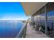 Enjoy breathtaking water views from this expansive balcony at 2912 W Santiago St # 2104, Tampa, FL 33629