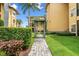 Landscaped community with brick walkways at 4311 Bayside Village Dr # 102, Tampa, FL 33615