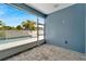 View of the pool from the screened patio at 567 Bimini Bay Blvd, Apollo Beach, FL 33572