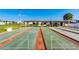 Expansive shuffleboard courts perfect for recreation at 37743 Mission Hills Ave, Zephyrhills, FL 33541