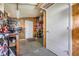 Workshop area with ample storage and workbenches at 37743 Mission Hills Ave, Zephyrhills, FL 33541