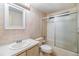 Bathroom with a shower/tub combo and a vanity at 37743 Mission Hills Ave, Zephyrhills, FL 33541