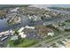Aerial view of waterfront community, showcasing pools and landscaping at 1028 Apollo Beach Blvd # 4, Apollo Beach, FL 33572