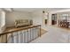 Living room features hardwood floors and a view into the dining area at 4317 Honey Vista Cir, Tampa, FL 33624