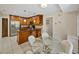 Eat-in kitchen with stainless steel appliances and breakfast nook at 4317 Honey Vista Cir, Tampa, FL 33624