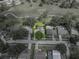 House with pool and backyard, aerial view at 4317 Honey Vista Cir, Tampa, FL 33624