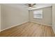 Bright bedroom with ceiling fan and neutral decor at 4317 Honey Vista Cir, Tampa, FL 33624