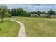 Peaceful walking path alongside the golf course at 4317 Honey Vista Cir, Tampa, FL 33624