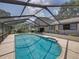 Large screened pool area with plenty of space at 4317 Honey Vista Cir, Tampa, FL 33624
