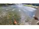 Beautiful pond with fountain and koi fish at 4617 John Moore Rd, Brandon, FL 33511
