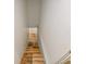 Modern stairs leading to the lower level of the home at 4617 John Moore Rd, Brandon, FL 33511