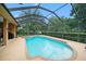 Relaxing screened pool and spa with ample deck space at 824 Citrus Wood Ln, Valrico, FL 33594