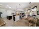 Modern kitchen with granite countertops, stainless steel appliances, and an island at 824 Citrus Wood Ln, Valrico, FL 33594