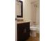 Bathroom boasts granite vanity and tile shower/tub combo at 4606 W Gray St # 110, Tampa, FL 33609