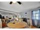 Bright dining area with a round glass-top table and four chairs at 122 E Saint Annes Cir, Apollo Beach, FL 33572