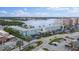 Aerial view of waterfront community building and parking at 1819 Shore S Dr # 318, South Pasadena, FL 33707