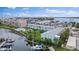 Aerial view of waterfront community and marina at 1819 Shore S Dr # 318, South Pasadena, FL 33707