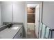 Bathroom with a large vanity and bathtub at 5776 Newberry Pines Ave, Wesley Chapel, FL 33545