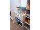 Custom pantry with drawers and shelving at 5776 Newberry Pines Ave, Wesley Chapel, FL 33545