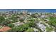 Aerial showcasing ocean views and neighborhood at 608 Armada S Rd, Venice, FL 34285