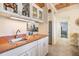 Kitchen with stainless steel appliances and granite countertops at 2118 Harbour Watch Dr, Tarpon Springs, FL 34689