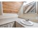 Small bathroom with a sink and toilet at 2118 Harbour Watch Dr, Tarpon Springs, FL 34689