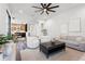 Inviting living room with modern design, open floor plan, and seamless flow into the dining area at 321 W Hanlon St, Tampa, FL 33604