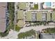 Aerial view of a condo building showing the location of the property at 450 Knights Run Ave # 411, Tampa, FL 33602