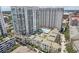 Aerial view of a condo building and surrounding area at 450 Knights Run Ave # 411, Tampa, FL 33602